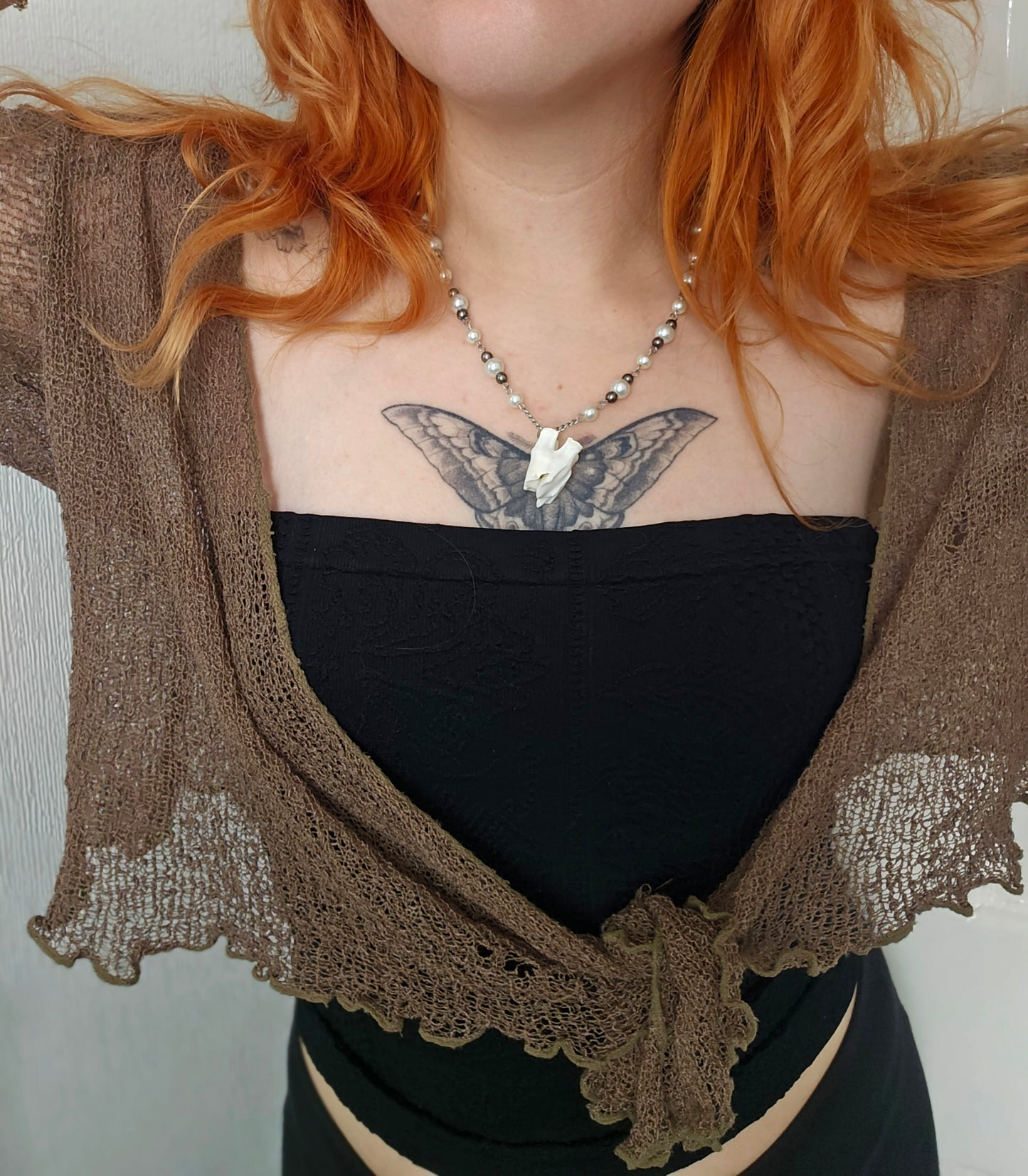 Deer tooth necklace