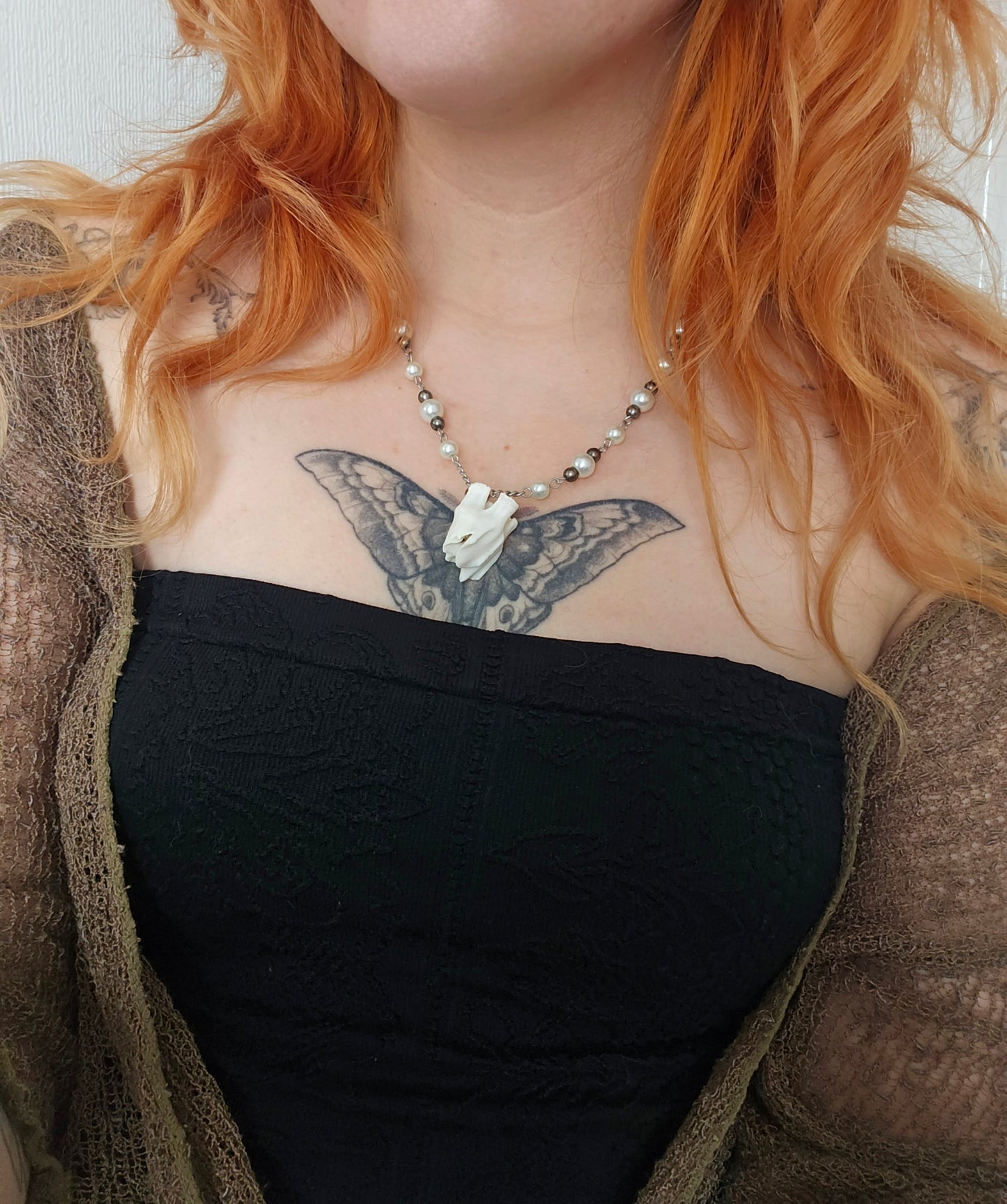 Deer tooth necklace