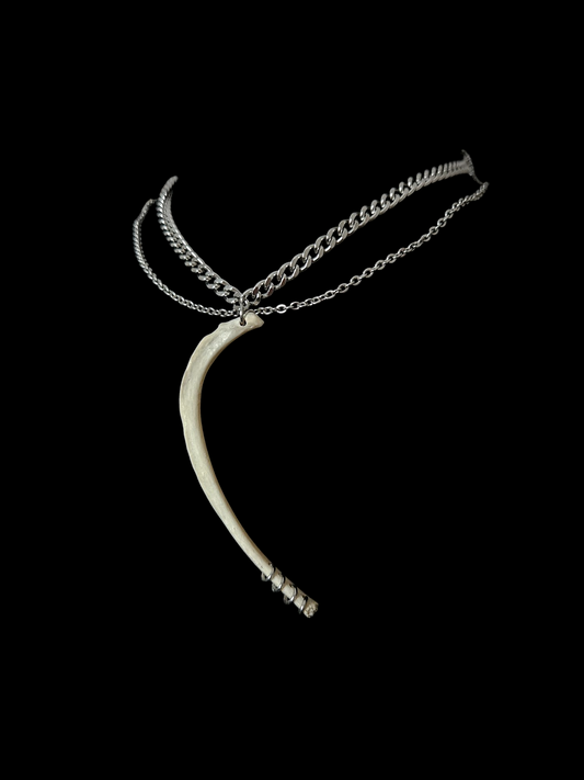 Stainless steel fox rib choker