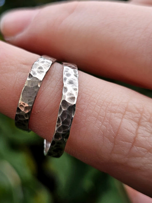 Elegant Textured Ring in 925 Sterling silver