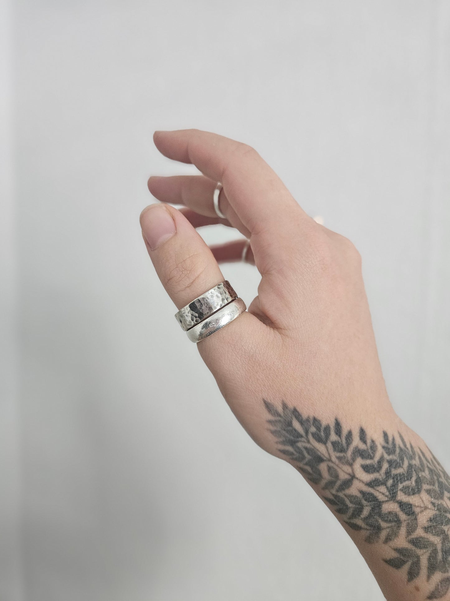 Chunky Textured ring in 925 Sterling Silver